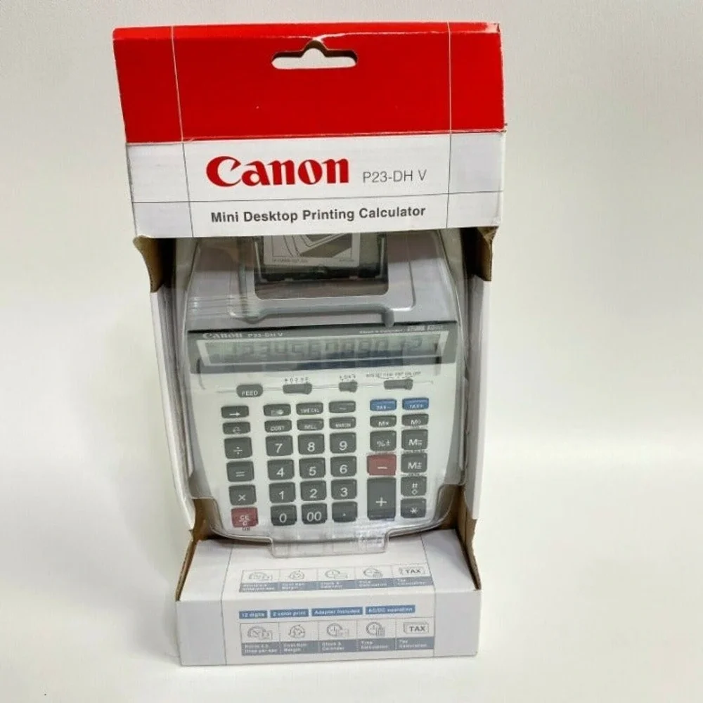 New Canon P23-DH V 2-Color Printing Calculator for‎ Office/Home